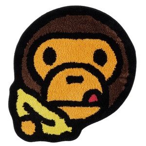 Bape Baby Milo Face Banana Rug